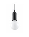 Sollux Lampa wisząca DIEGO 1 czarna SL.0572
