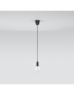 Sollux DIEGO 1 pendant lamp black SL.0572 - product 2