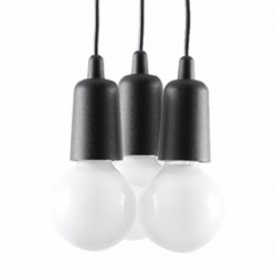 Sollux Lampa wisząca DIEGO 3 czarna SL.0573