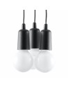 Sollux DIEGO 3 pendant lamp black SL.0573