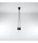Pendant lamps - Sollux DIEGO 3 pendant lamp black SL.0573 - product 2