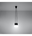 Pendant lamps - Sollux DIEGO 3 pendant lamp black SL.0573 - product 3