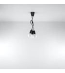 Pendant lamps - Sollux DIEGO 3 pendant lamp black SL.0573 - product 5