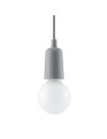 Sollux DIEGO 1 pendant lamp grey SL.0575