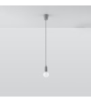 Pendant lamps - Sollux DIEGO 1 pendant lamp grey SL.0575 - product 2
