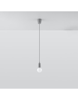 Sollux DIEGO 1 pendant lamp grey SL.0575 - product 2