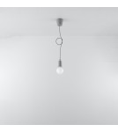 Pendant lamps - Sollux DIEGO 1 pendant lamp grey SL.0575 - product 5