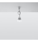 Pendant lamps - Sollux DIEGO 3 grey pendant lamp SL.0576 - product 5