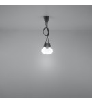 Pendant lamps - Sollux DIEGO 3 grey pendant lamp SL.0576 - product 6