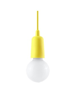Sollux Lampa wisząca DIEGO 1 żółta SL.0578
