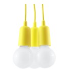 Pendant lamps - Sollux DIEGO 3 yellow pendant lamp SL.0579 - product 1
