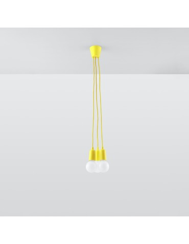 Sollux DIEGO 3 yellow pendant lamp SL.0579 - product 2