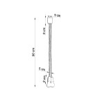 Pendant lamps - Sollux DIEGO 3 yellow pendant lamp SL.0579 - product 7