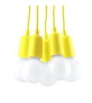 Pendant lamps - Sollux DIEGO 5 yellow pendant lamp SL.0580 - product 1