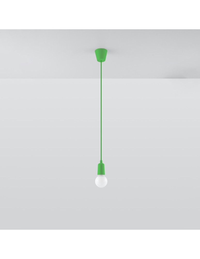Pendant lamps - Sollux DIEGO 1 pendant lamp green SL.0581 - product kolory-swiatla.pl 2