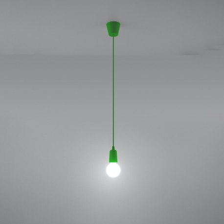 Sollux Lampa wisząca DIEGO 1 zielony SL.0581