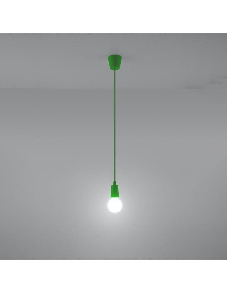 Pendant lamps - Sollux DIEGO 1 pendant lamp green SL.0581 - product kolory-swiatla.pl 3