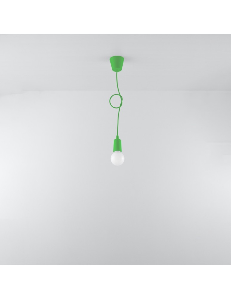Pendant lamps - Sollux DIEGO 1 pendant lamp green SL.0581 - product kolory-swiatla.pl 5