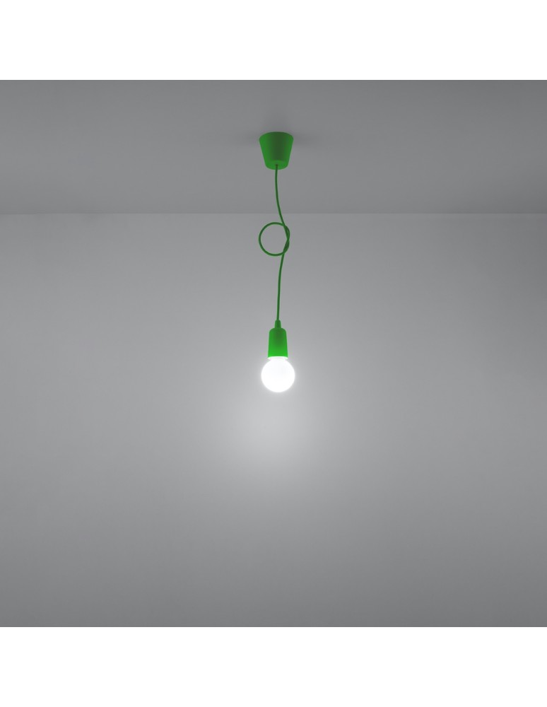 Pendant lamps - Sollux DIEGO 1 pendant lamp green SL.0581 - product kolory-swiatla.pl 6