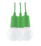 Pendant lamps - Sollux DIEGO 3 pendant lamp green SL.0582 - product 1