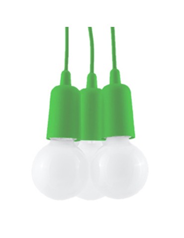 Sollux DIEGO 3 pendant lamp green SL.0582