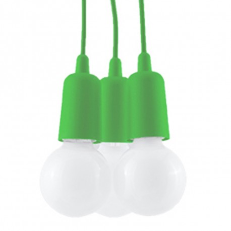 Sollux Lampa wisząca DIEGO 3 zielony SL.0582