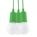 Sollux Lampa wisząca DIEGO 3 zielony SL.0582