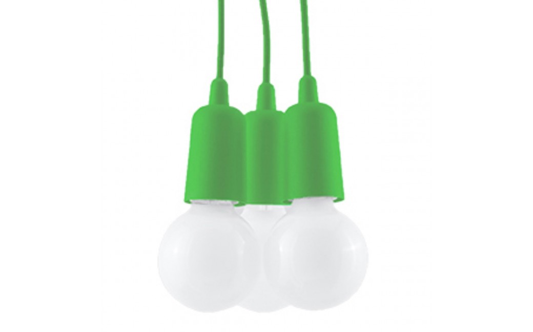 Sollux Lampa wisząca DIEGO 3 zielony SL.0582