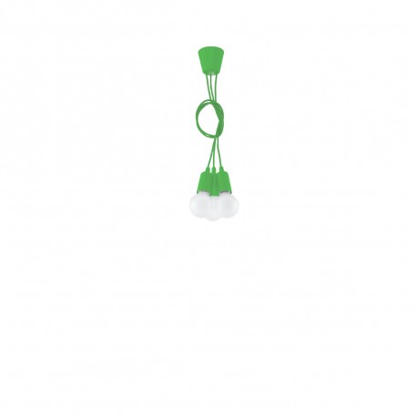 Sollux Lampa wisząca DIEGO 3 zielony SL.0582