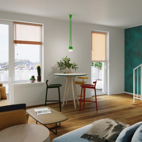 Sollux Lampa wisząca DIEGO 3 zielony SL.0582