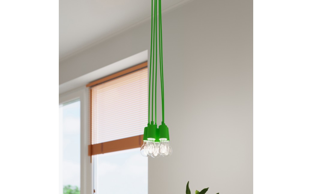 Sollux Lampa wisząca DIEGO 3 zielony SL.0582