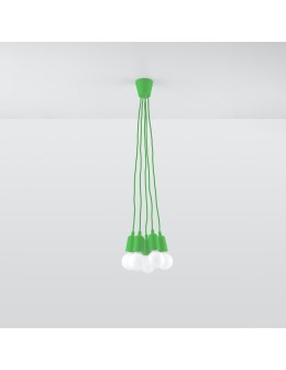 Sollux DIEGO 5 pendant lamp green SL.0583 - product 2