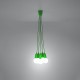 Sollux Lampa wisząca DIEGO 5 zielony SL.0583