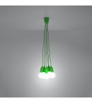 Pendant lamps - Sollux DIEGO 5 pendant lamp green SL.0583 - product 3