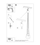 Pendant lamps - Sollux DIEGO 5 pendant lamp green SL.0583 - product 8