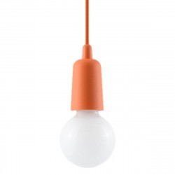 Sollux Lampa wisząca DIEGO 1 pomarańczowy SL.0584