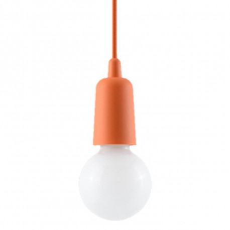 Sollux Lampa wisząca DIEGO 1 pomarańczowy SL.0584
