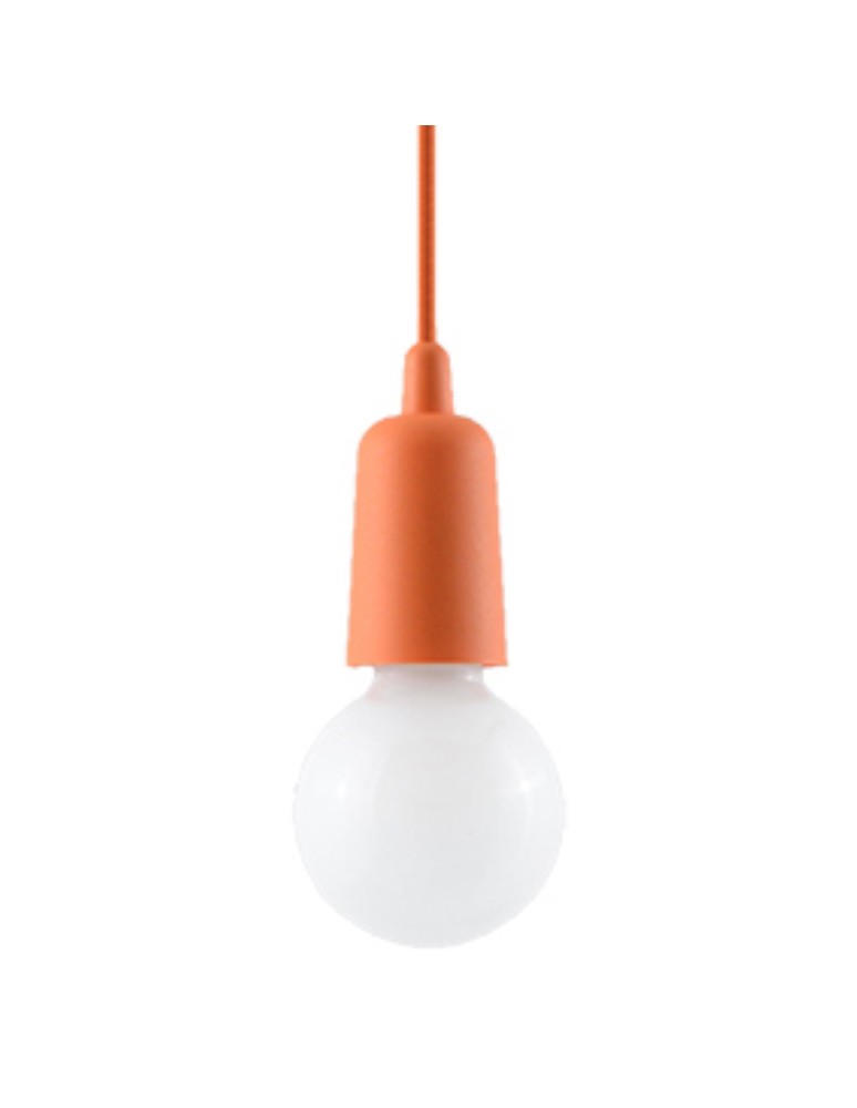 Pendant lamps - Sollux DIEGO 1 pendant lamp orange SL.0584 - product kolory-swiatla.pl 1