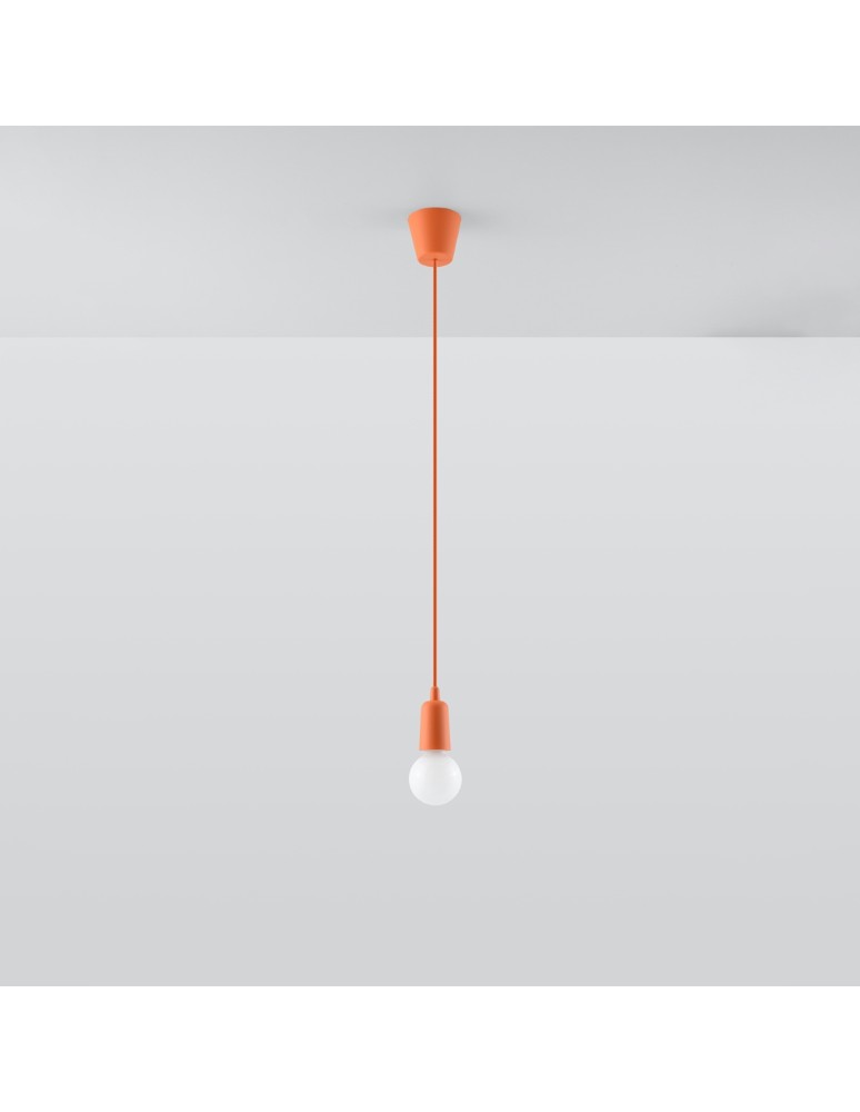 Pendant lamps - Sollux DIEGO 1 pendant lamp orange SL.0584 - product kolory-swiatla.pl 2