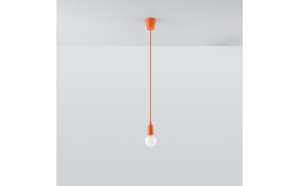 Sollux Lampa wisząca DIEGO 1 pomarańczowy SL.0584
