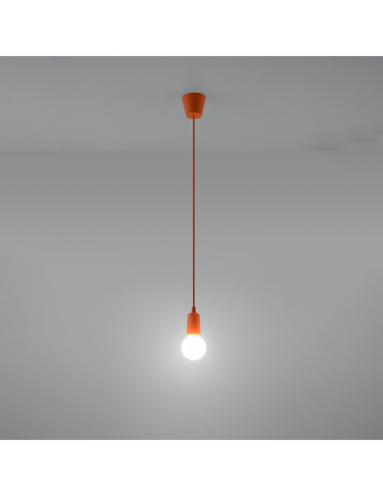 Pendant lamps - Sollux DIEGO 1 pendant lamp orange SL.0584 - product kolory-swiatla.pl 3