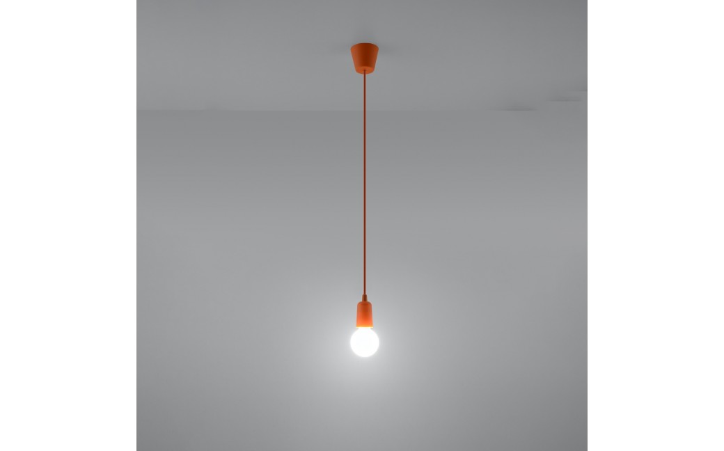 Sollux Lampa wisząca DIEGO 1 pomarańczowy SL.0584