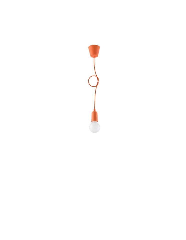 Pendant lamps - Sollux DIEGO 1 pendant lamp orange SL.0584 - product kolory-swiatla.pl 4