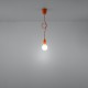 Sollux Lampa wisząca DIEGO 1 pomarańczowy SL.0584