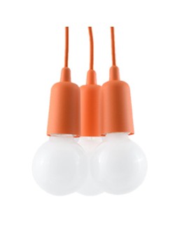 Sollux DIEGO 3 pendant lamp orange SL.0585