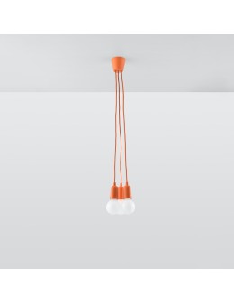 Sollux DIEGO 3 pendant lamp orange SL.0585 - product 2
