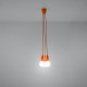 Sollux Lampa wisząca DIEGO 3 pomarańczowy SL.0585