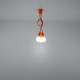 Sollux Lampa wisząca DIEGO 3 pomarańczowy SL.0585