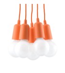 Pendant lamps - Sollux DIEGO 5 pendant lamp orange SL.0586 - product 1