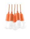 Sollux DIEGO 5 pendant lamp orange SL.0586